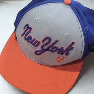 🧢 Men’s 7 Line Army New York Mets Hat – Blue/Orange/Gray